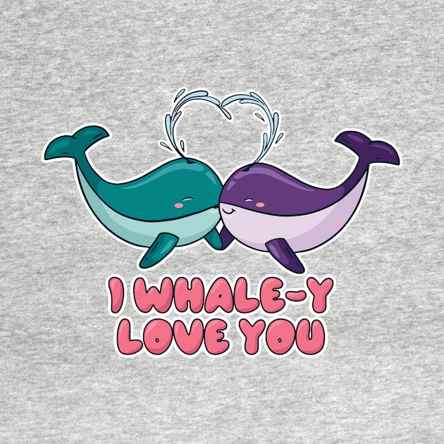 whales lover cute lovely by Midoart